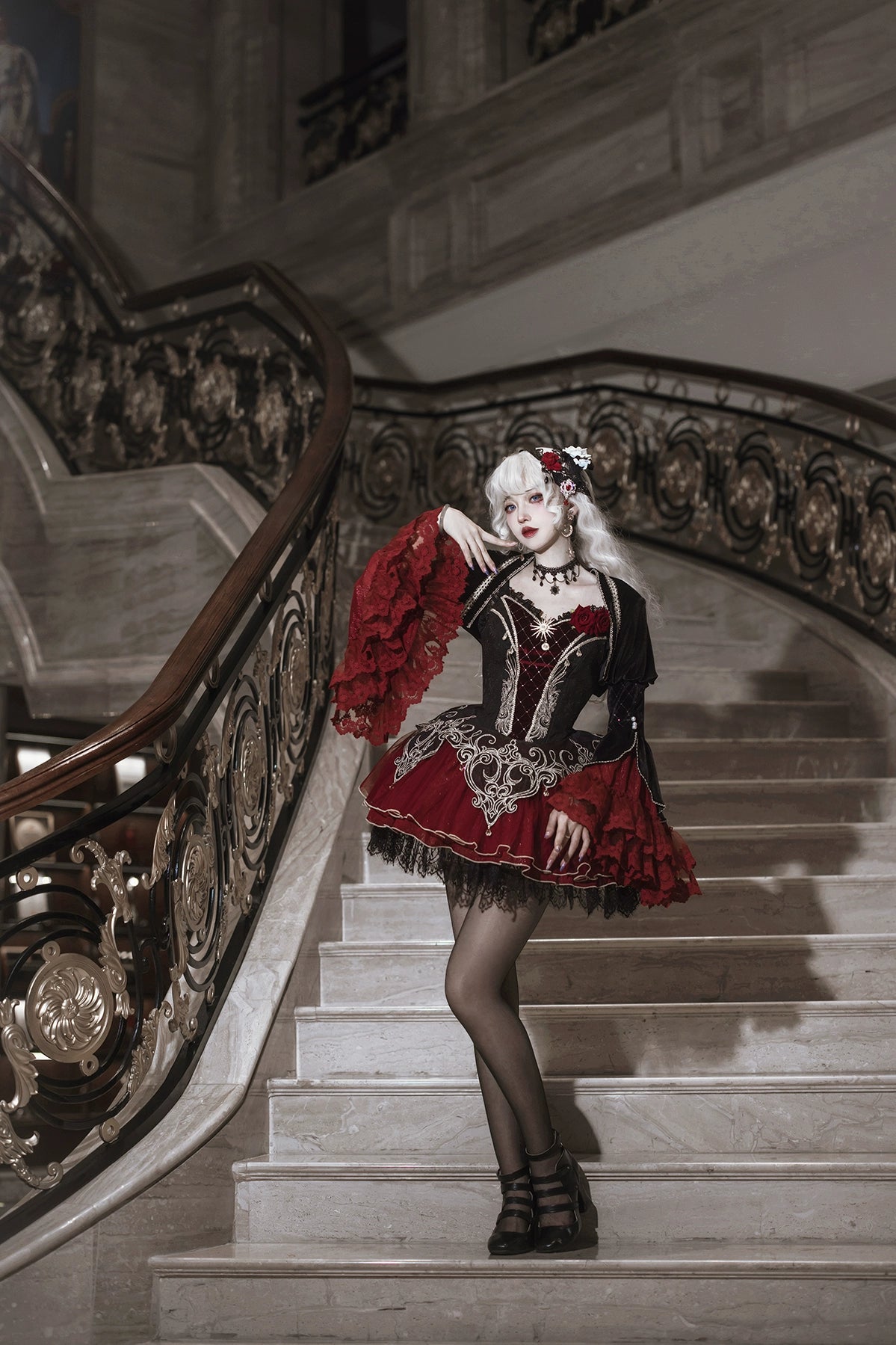 Bloodmoon Gothic Lolita Jumper Skirt