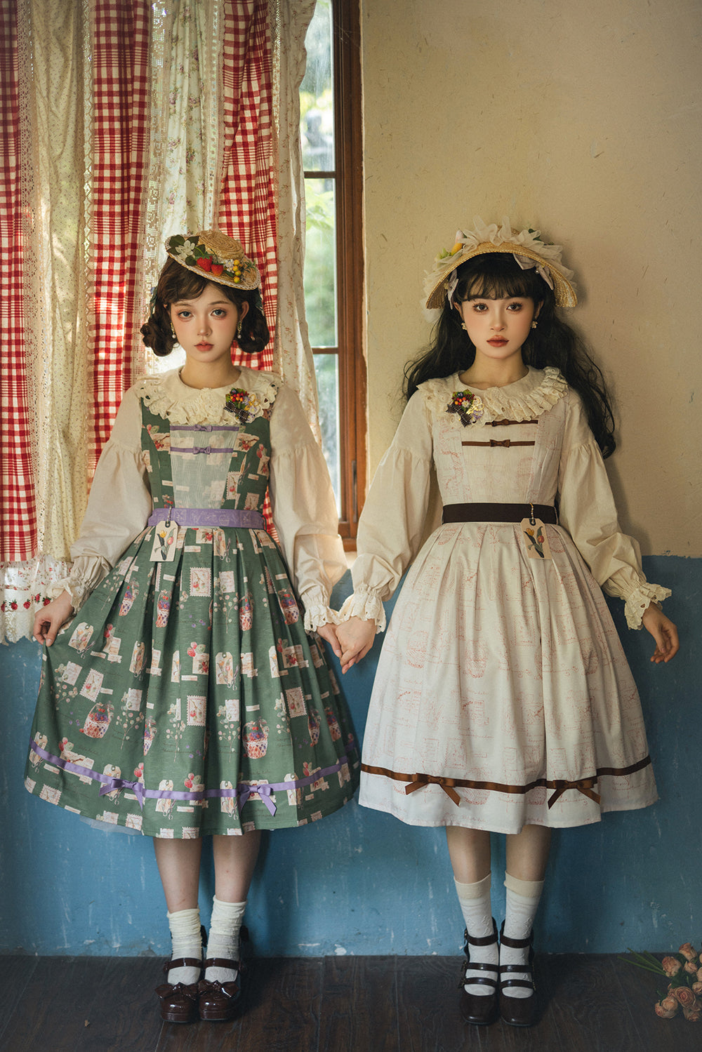 [Pre-order] Forest Encyclopedia Print Jumper Skirt