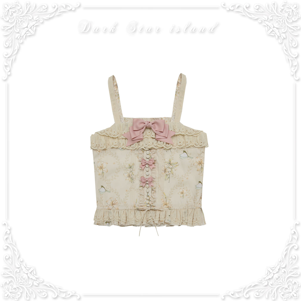 Lily and Wind Classical Print Skirt and Top