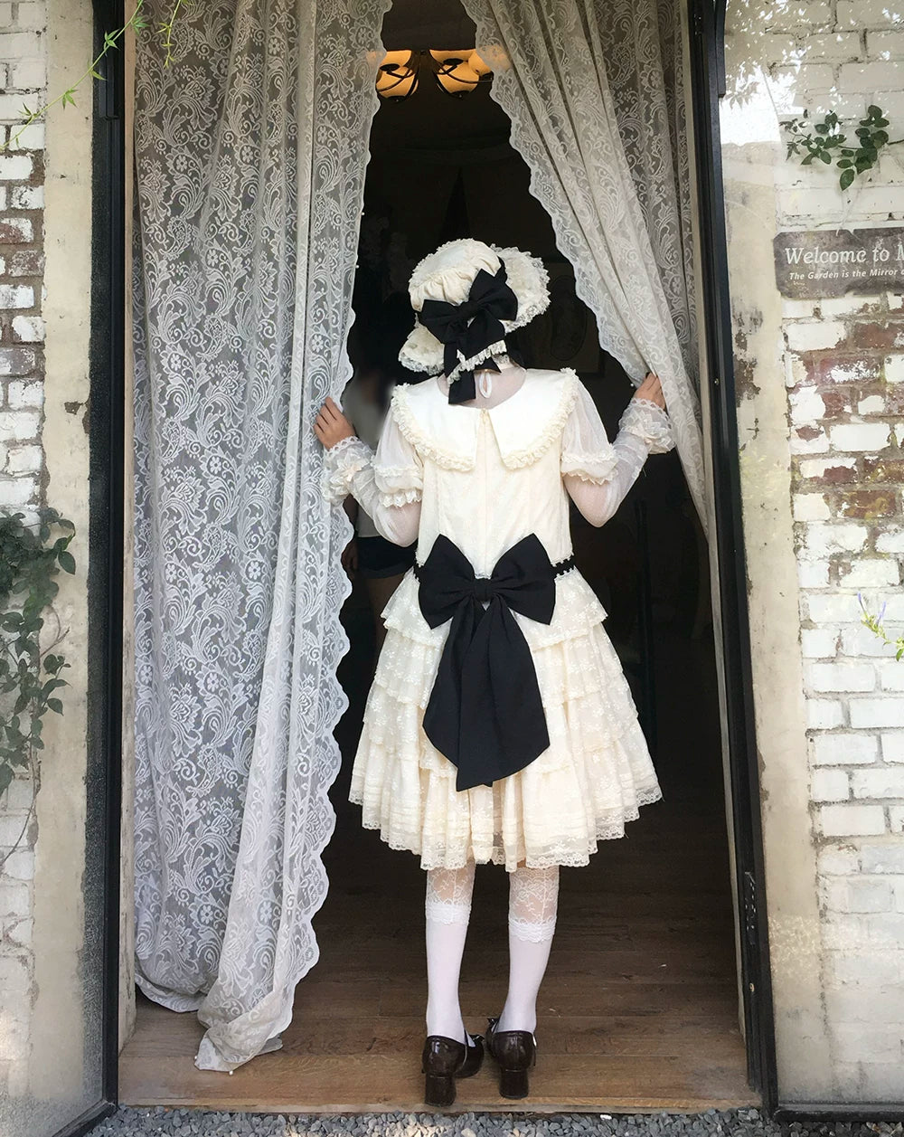 【受注予約10/13まで】Dream Lace ドールスタイルジャンパースカート