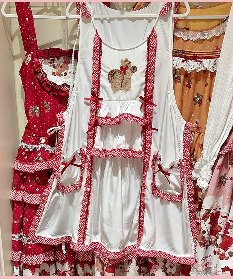 [Only available with simultaneous purchase] Berry Party Apron