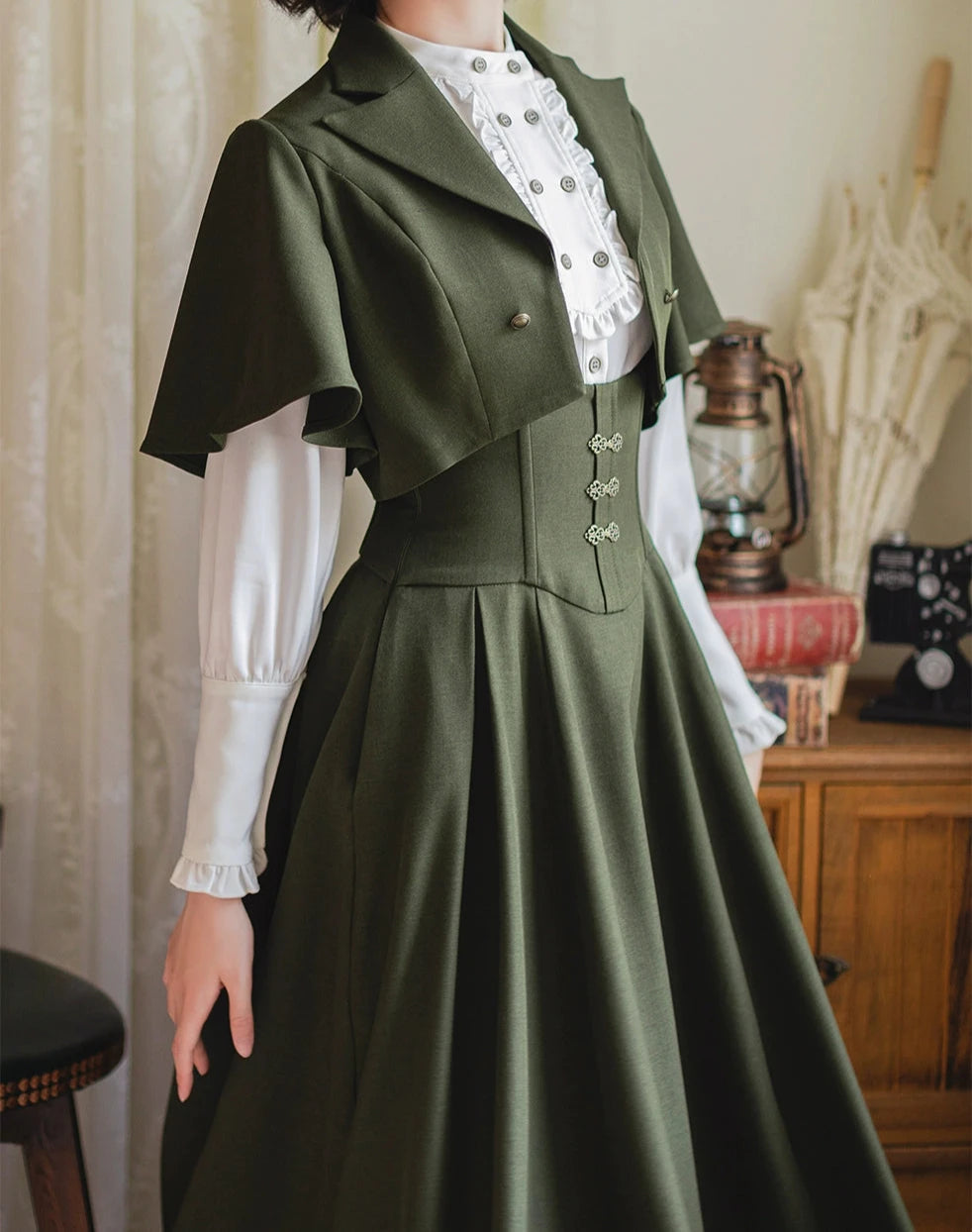 [Pre-order] Forest Carol Jumper Skirt, Long Length