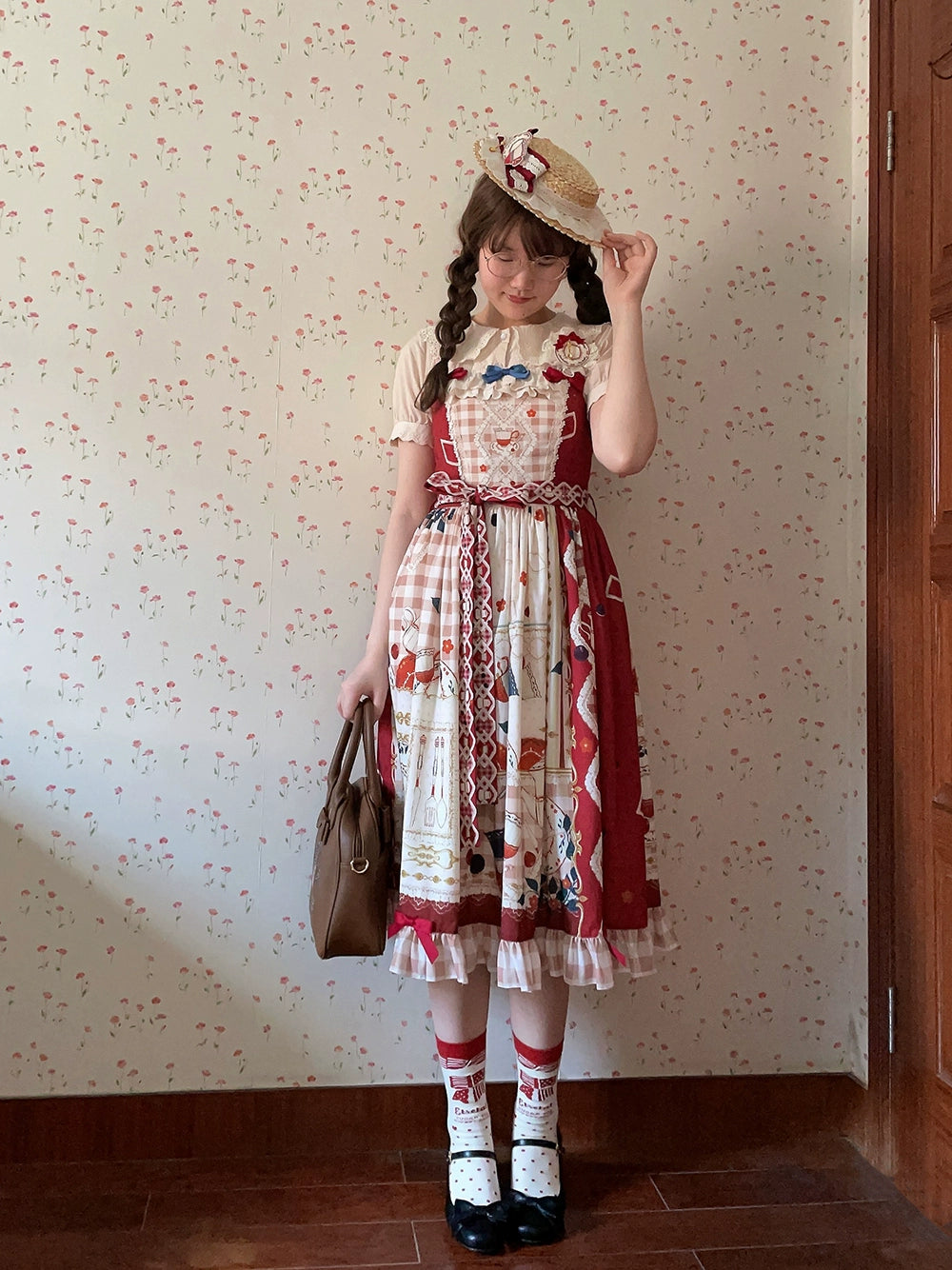 【予約販売】Picnic Tea Party ジャンパースカート