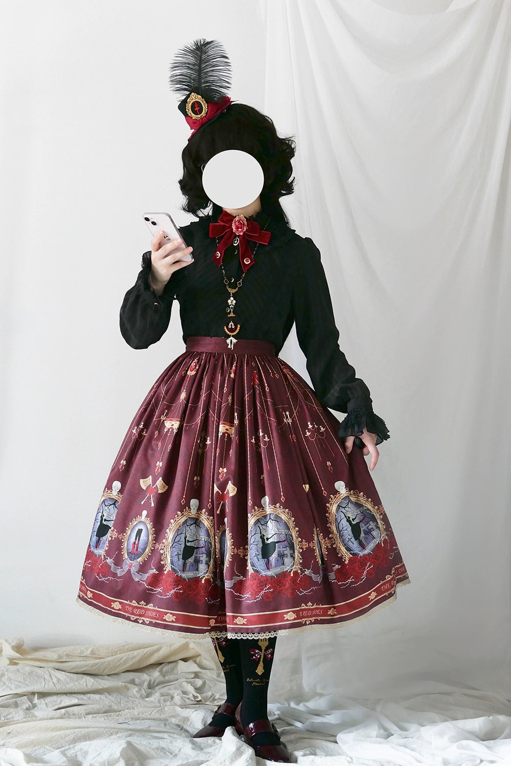 【予約販売】魔法信徒クラシカルジャボタイ付ブラウス