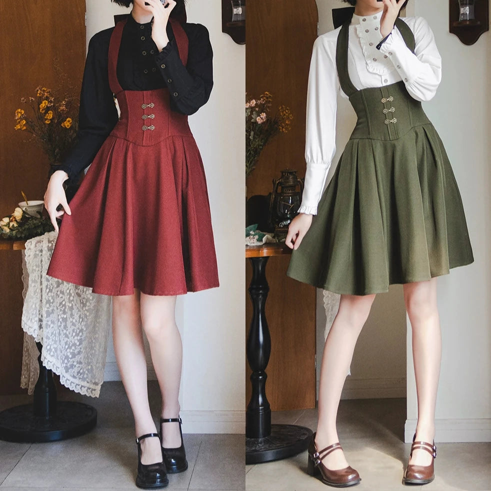 [Pre-order] Forest Carol Jumper Skirt - Short Length