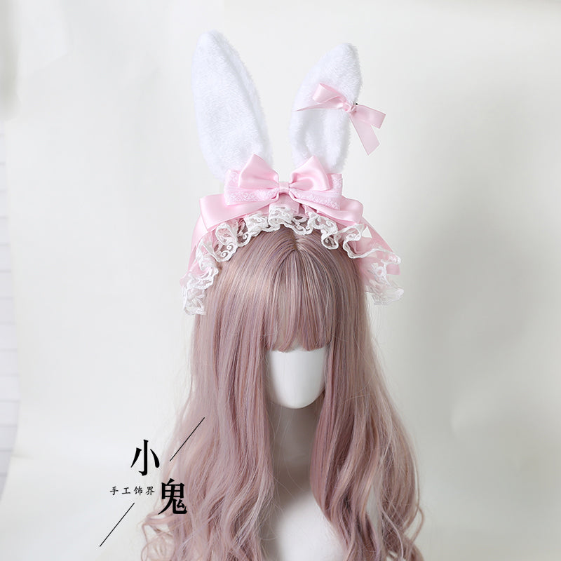 rabbit ear ribbon headband