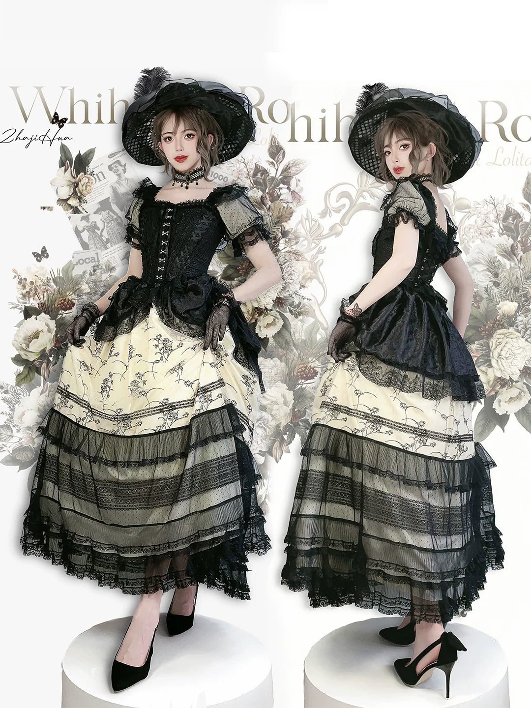 [Sales period ended] Withered Rose Elegant Long Dress