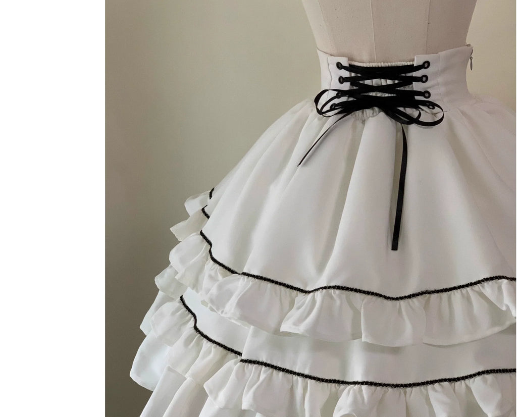 [Resale/Pre-orders until 10/16] Fallen Moon Law Tiered Mini Skirt