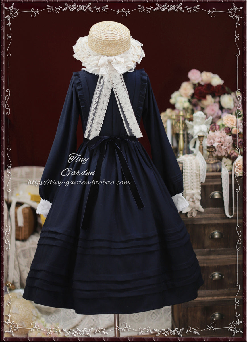 【予約販売】英国クラシカル起毛ワンピース