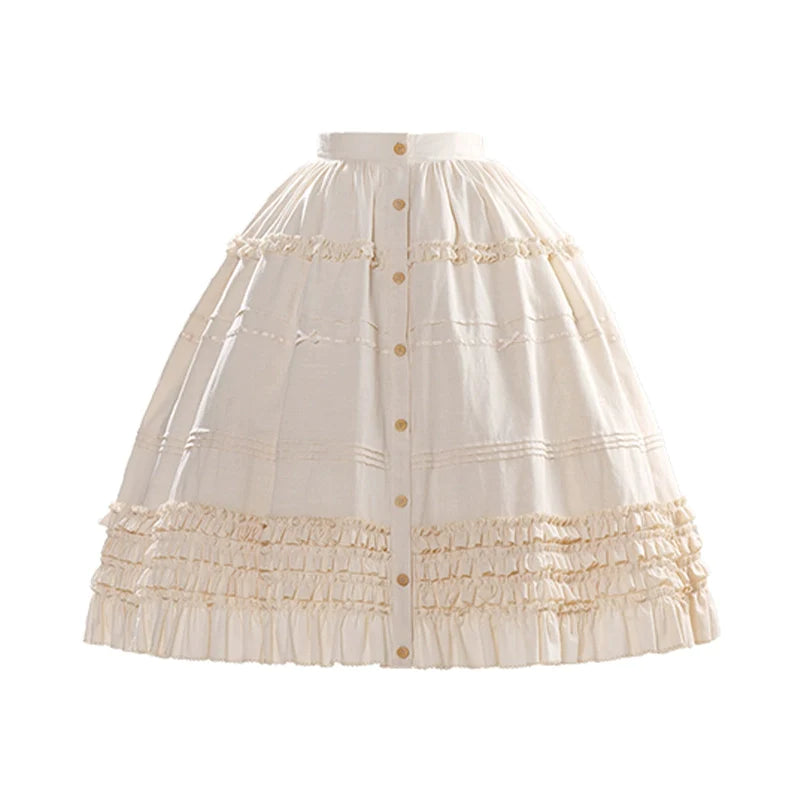 Morning Glow Elephant Color Blouse and Skirt
