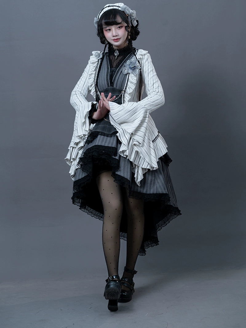 Monotone Camellia ジャンパースカート3点セット