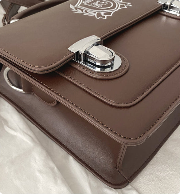 スクール風 ショルダーストラップ付3wayバッグ