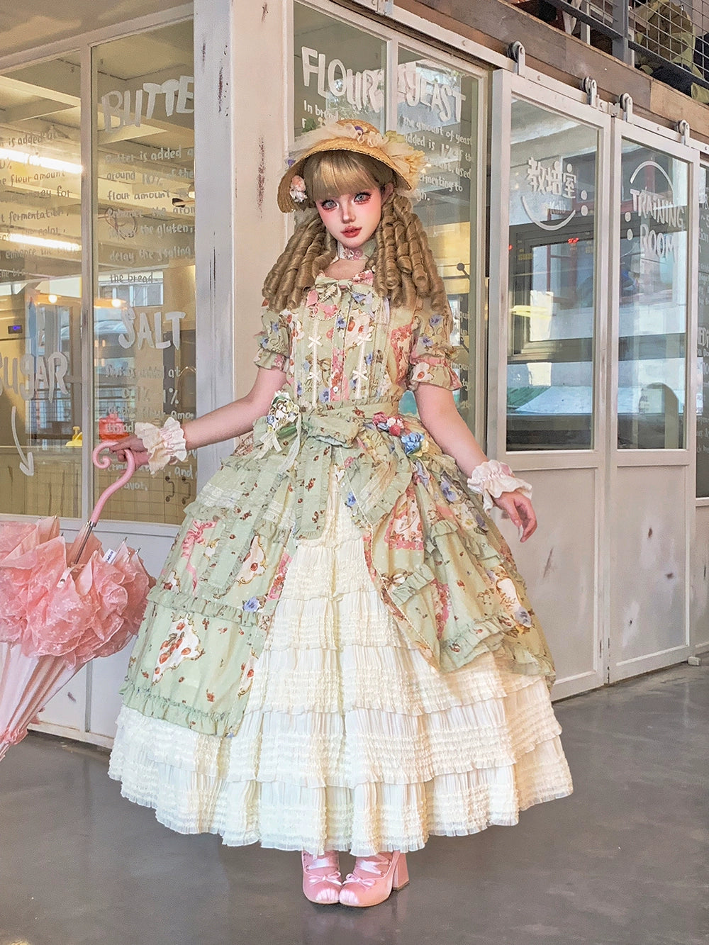 [Pre-orders available until 2/19] Cat Rose Tea Party Daily Dress