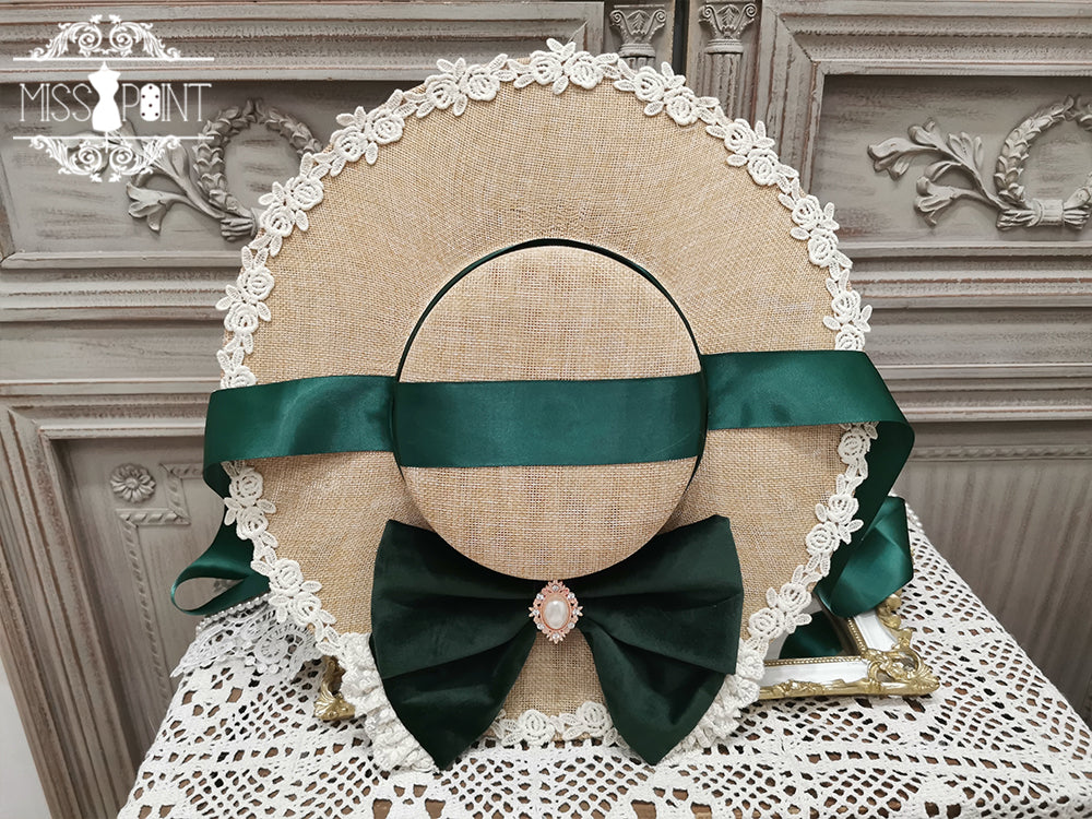 [Simultaneous purchase only] British Classical Lolita Ribbon Hat