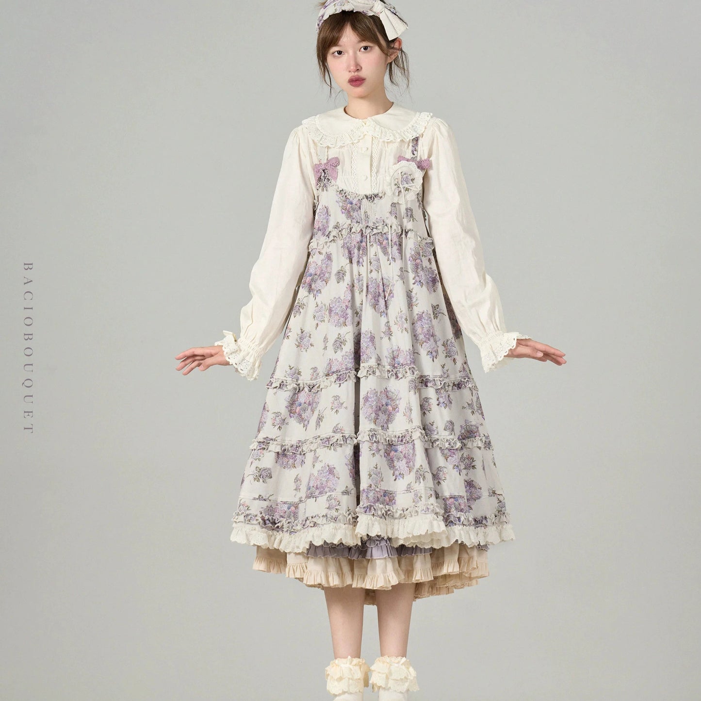 [Pre-orders until 9/9] Bouquets for Autumn Days Overalls Jumper Skirt