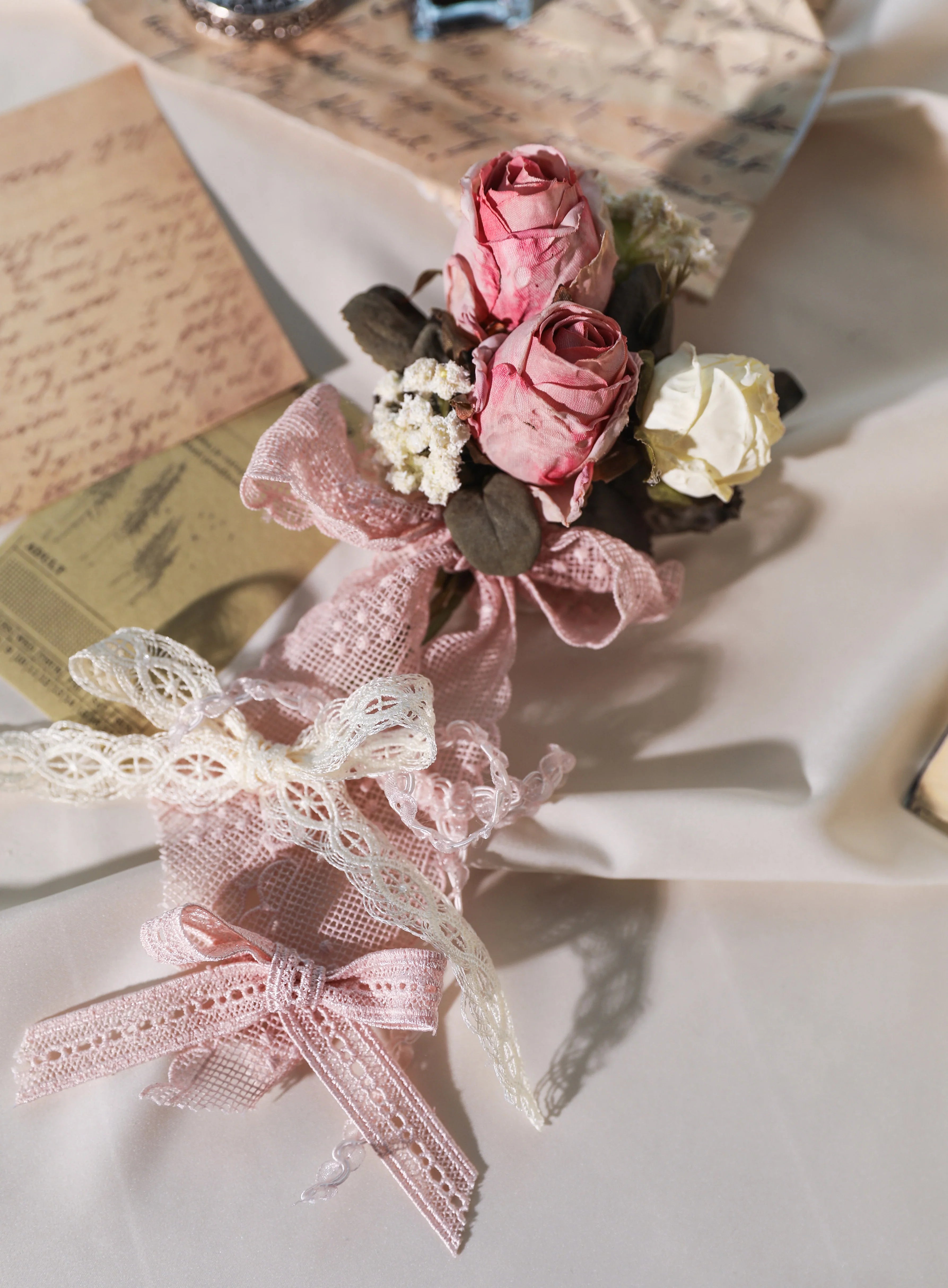 [Only available when purchased together] Fourteen-line poems Head dresses, hats, cloth belts, corsages and other accessories