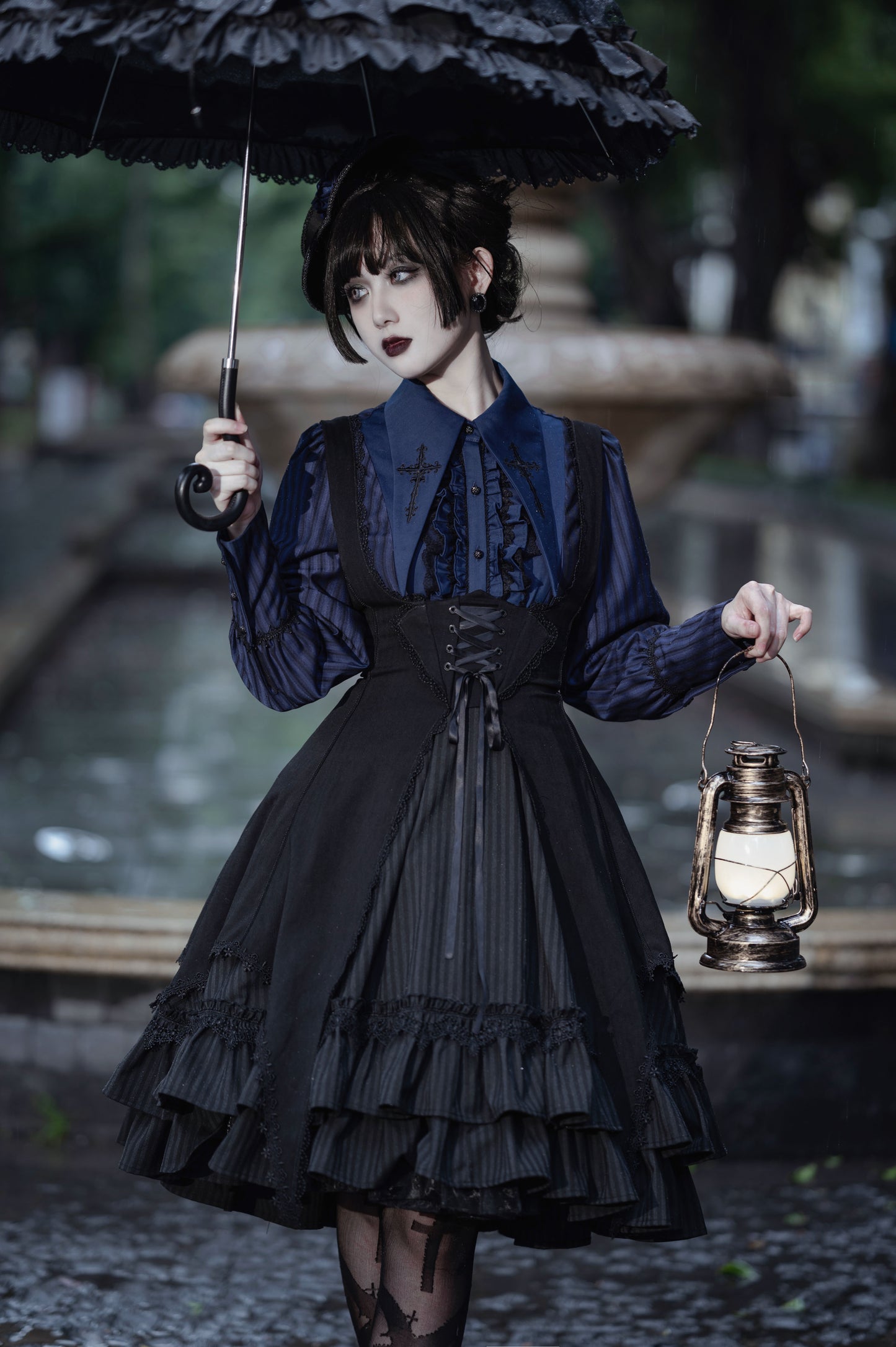 [Sale period ended] Song for Prayer Gothic Lolita Jumper Skirt