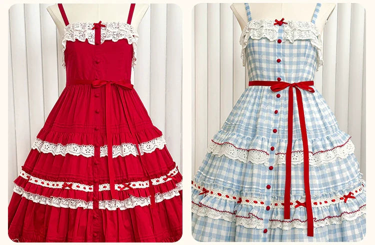Strawberry Basket Jumper Skirt