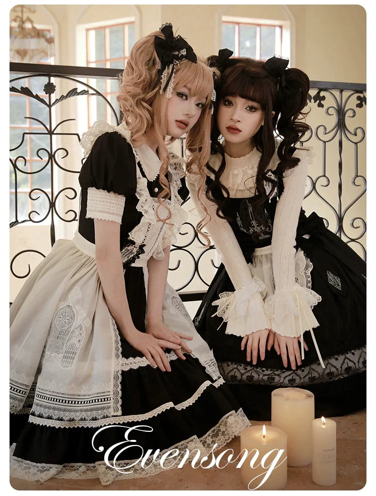 Evensong リボンのジャンパースカート