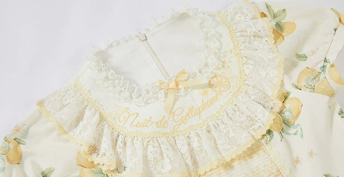 【受注予約7/16まで】Limone Town カントリー風ワンピース