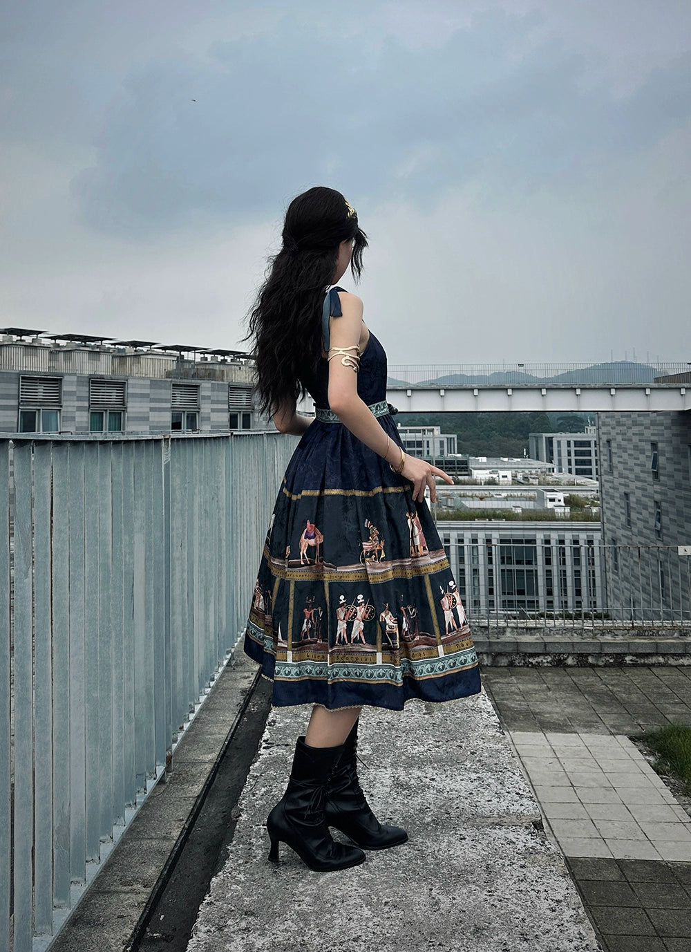 【受注予約6/12まで】Papyrus Story ジャンパースカート