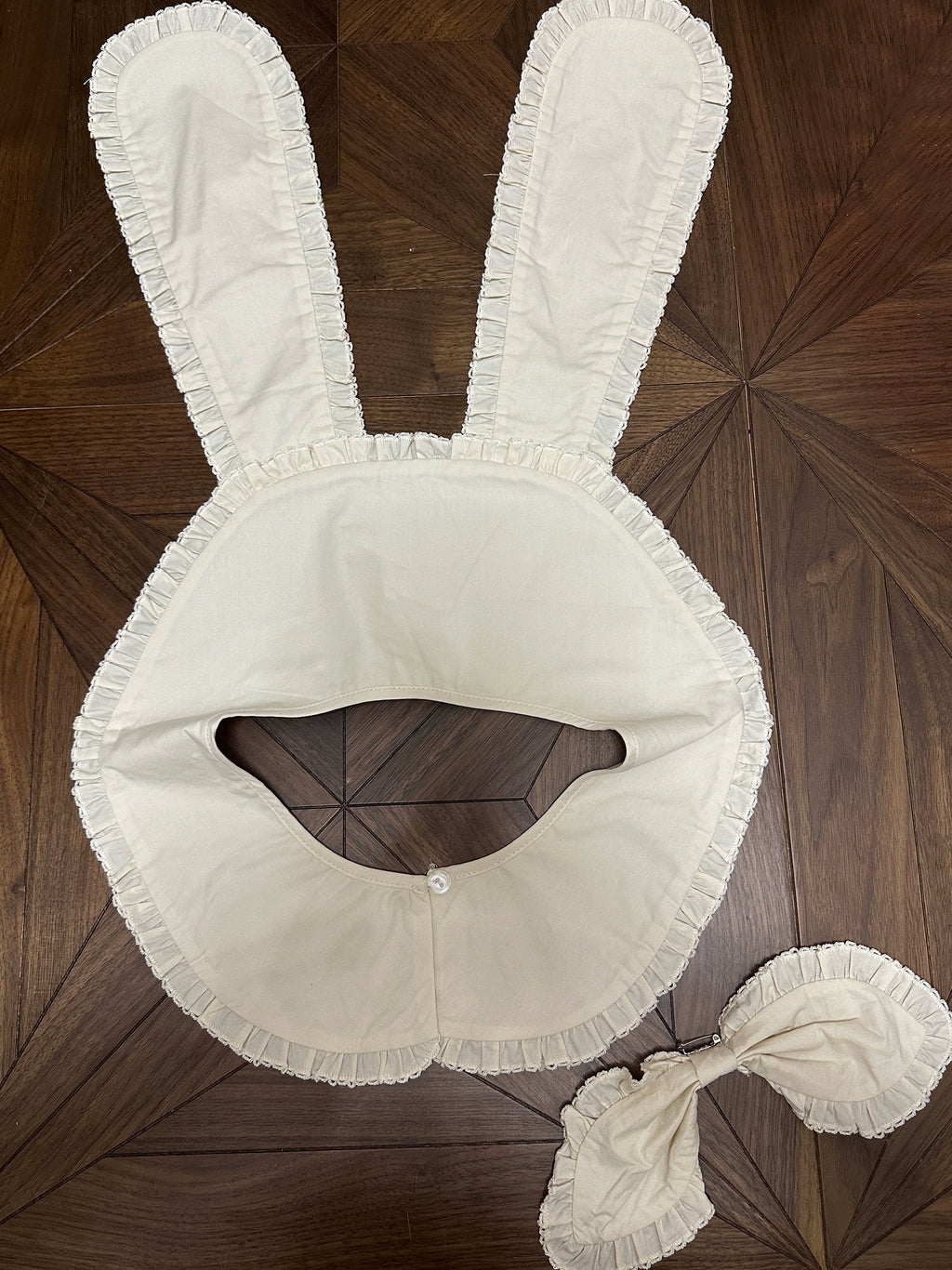 Bunny Bear Bunnyうさ耳付き長袖ワンピース・ロング丈