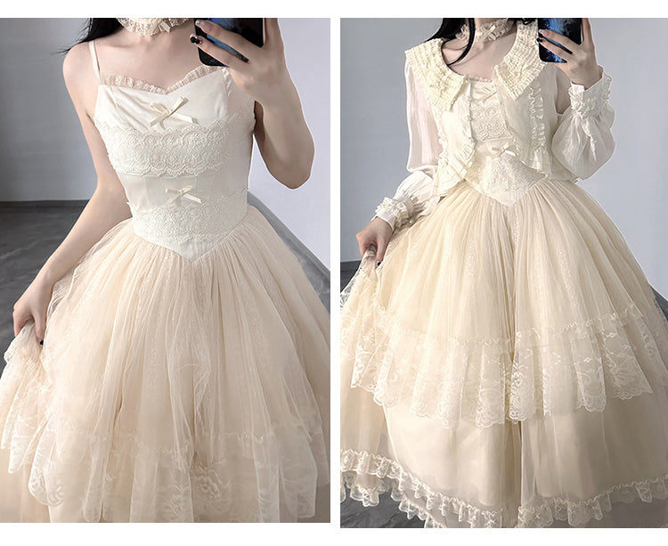 Forest Fairy Design Lace Jumper Skirt