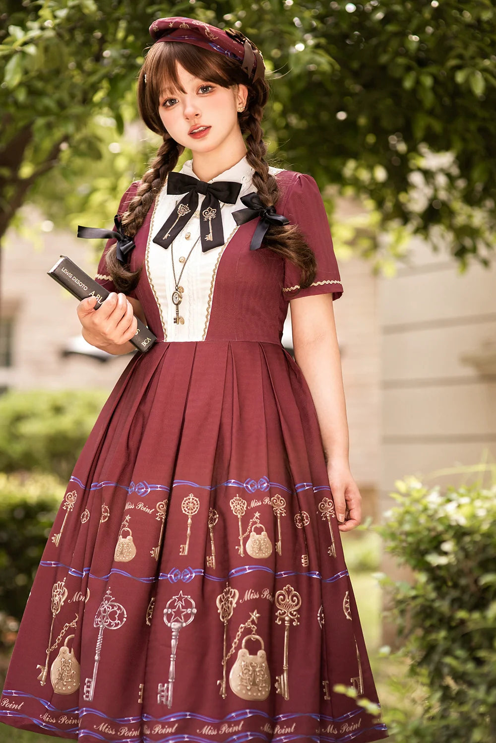 [Pre-order] Secret Key Antique Short Sleeve Dress