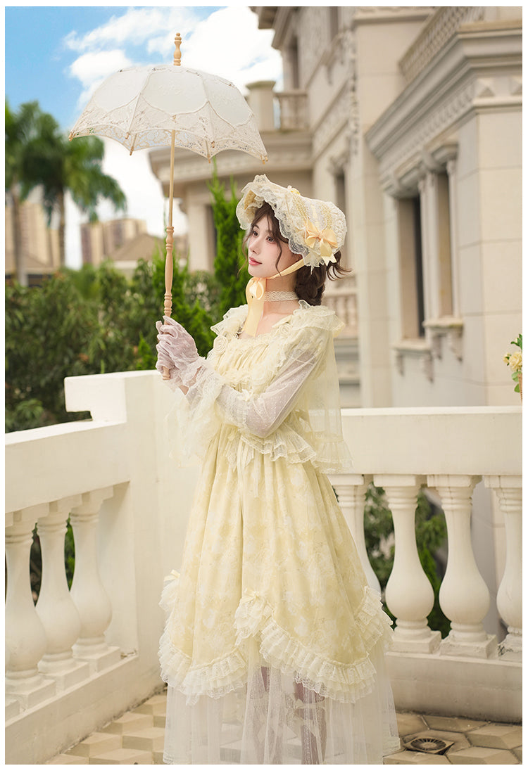 Wind Flower 草花プリントワンピース