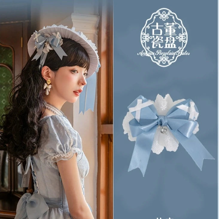 [Only available with simultaneous purchase] Antique Porcelain Plates Accessories
