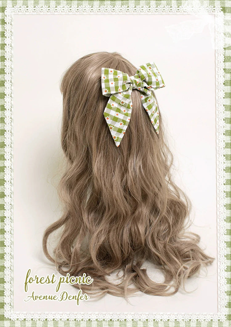 Day's eye gingham check hair accessories