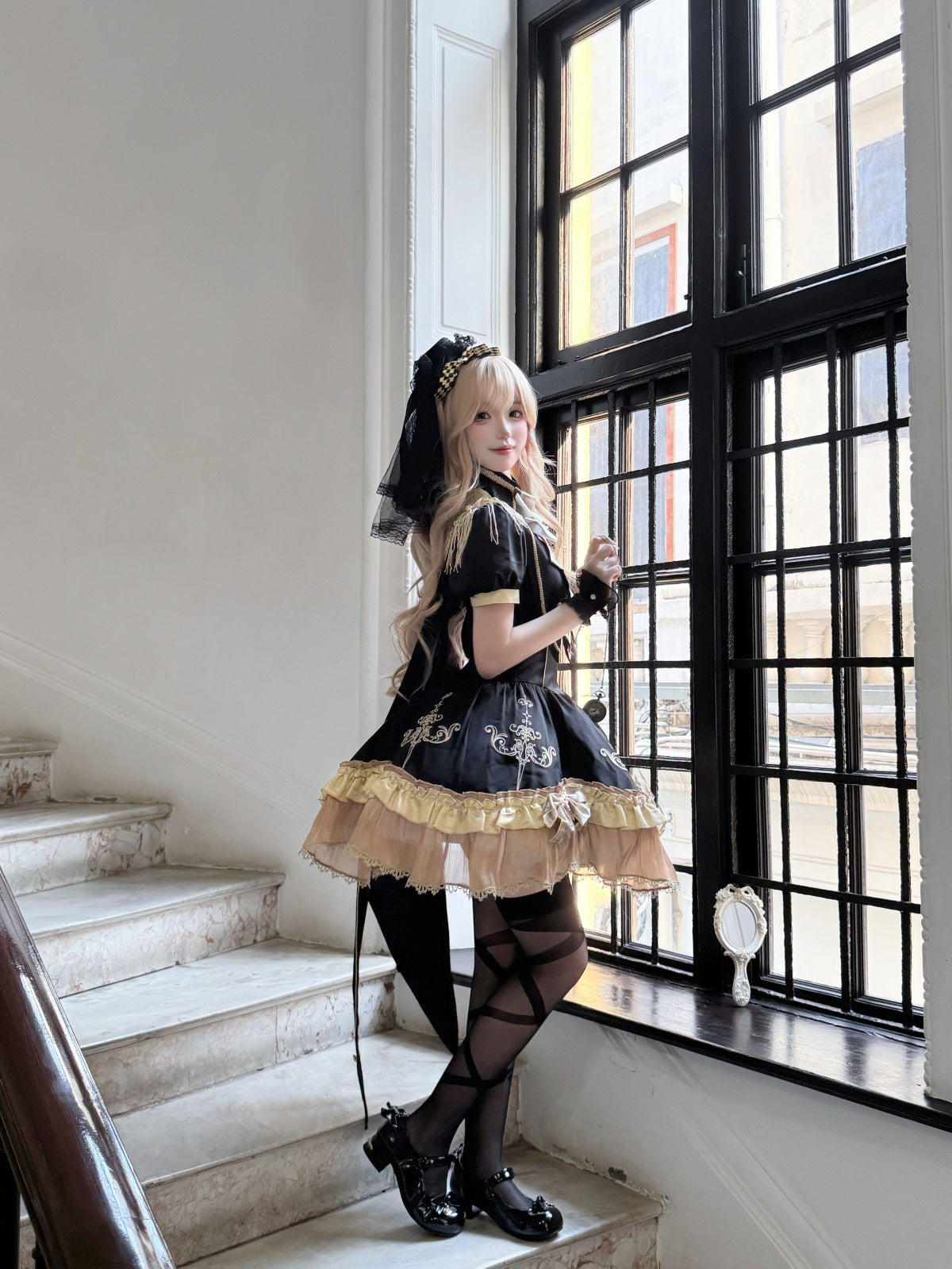 Golden Pledge アイドル風ワンピースショール付き