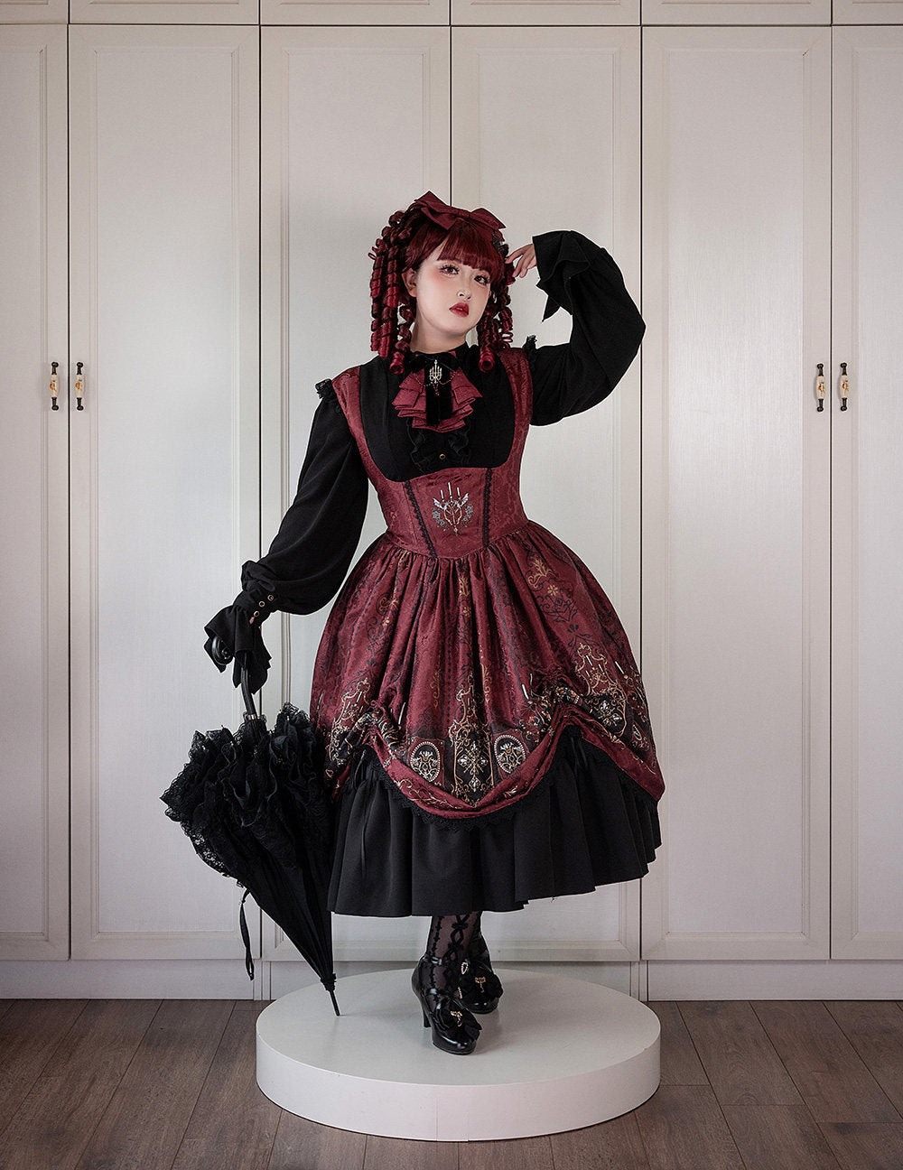 【受注予約1/18まで】Blood Night Lantern Master プリントジャンパースカート