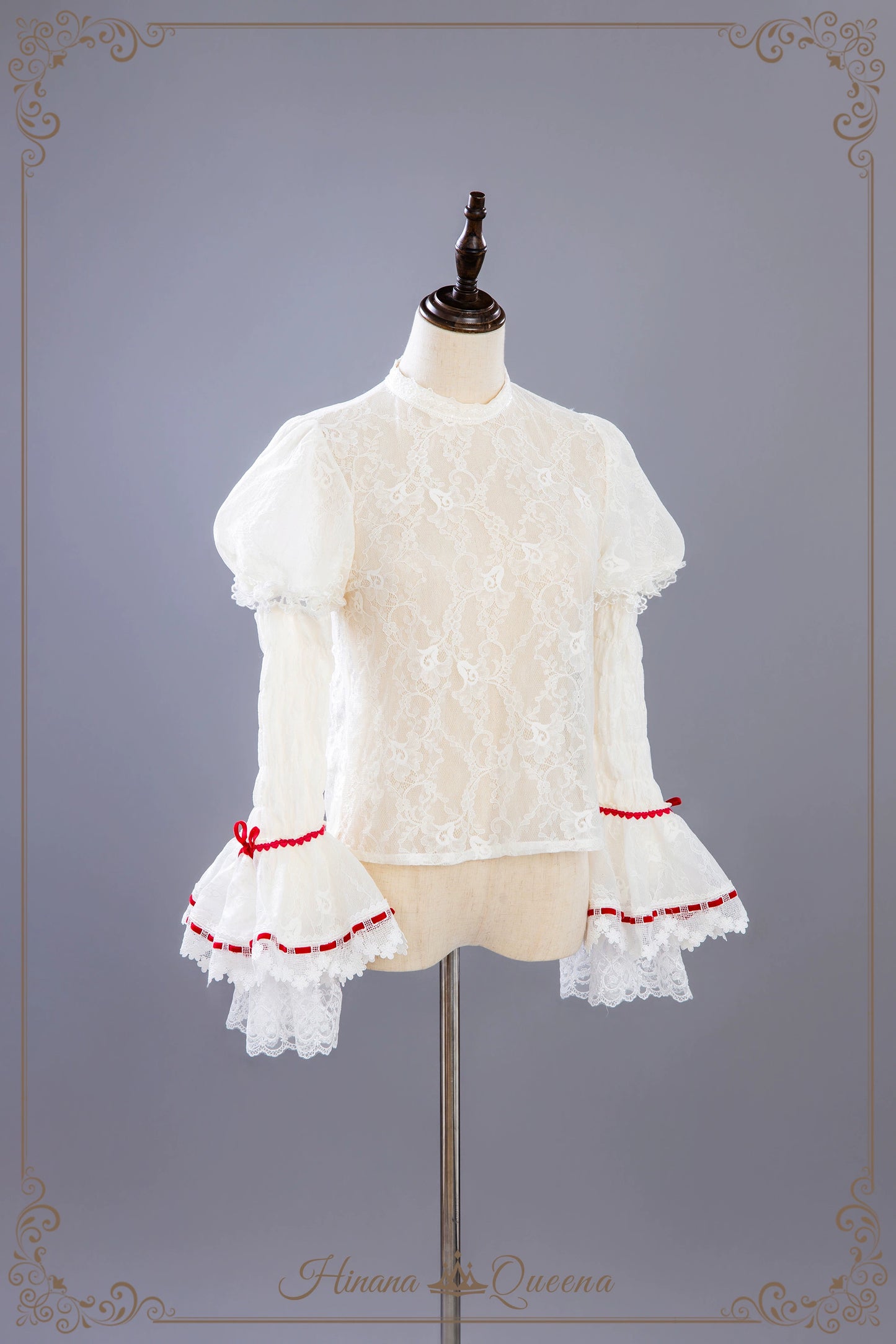 【新色・受注予約8/8まで】Dream Alice ラグジュアリーセットアップ／クイーンレッド／ショート丈