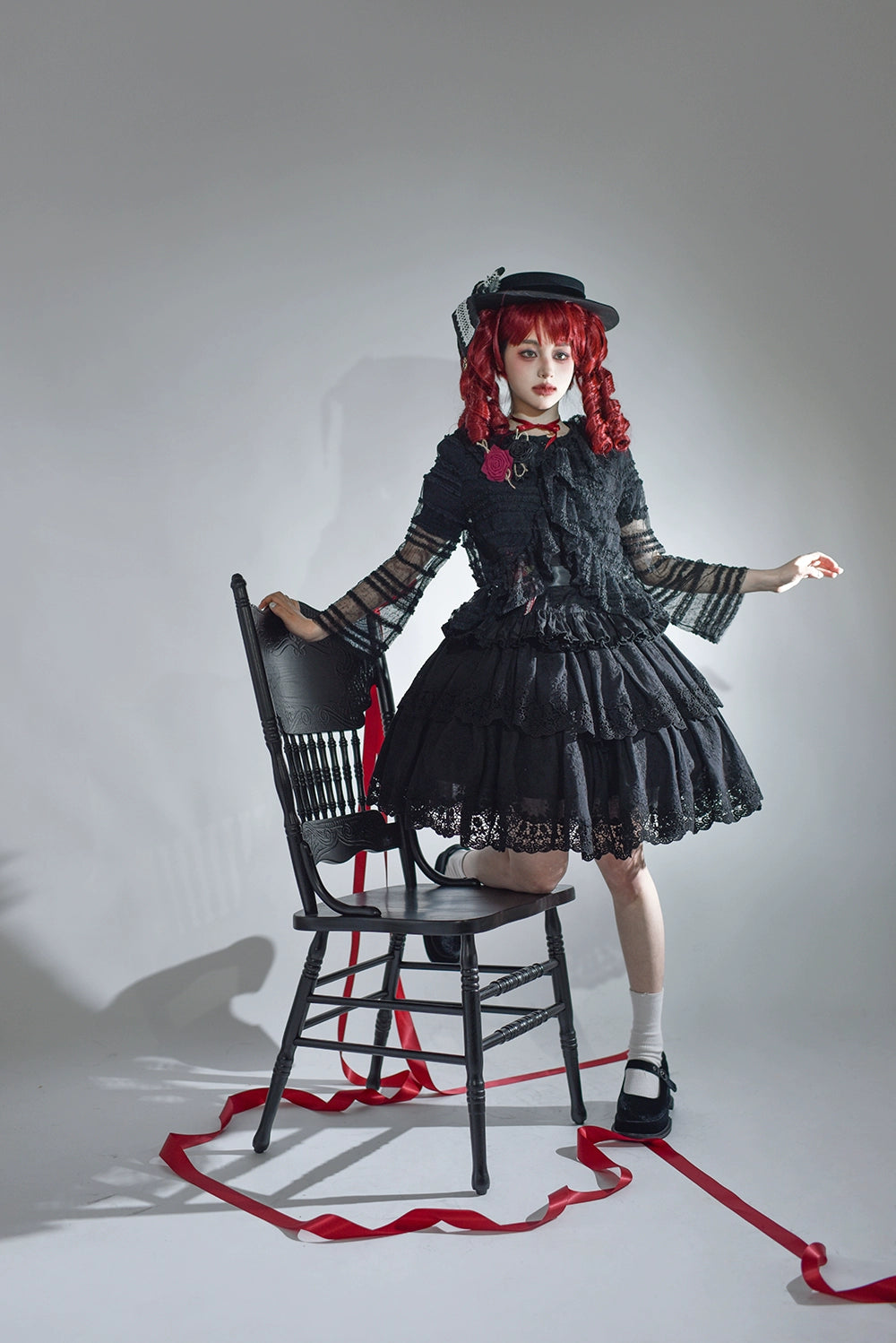 [Pre-order] Forest Rondo Lace Layer Skirt, 2-layer type