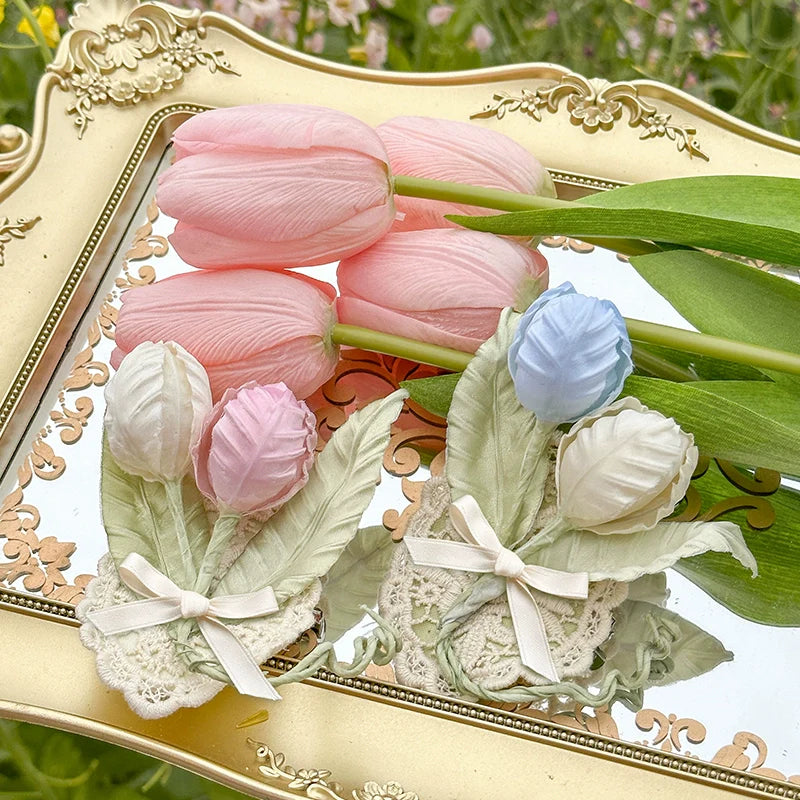 [Simultaneous purchase only] Copies of Tulip Bouquet headbands, corsages, and other accessories