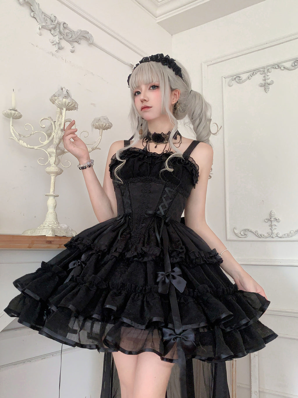 【予約販売】Fairy Garden バレエ風ショートドレス 新色追加
