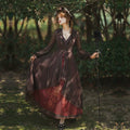 [Sale Period Ended] Porcelain Flower Garden Sheer Cardigan Long Length