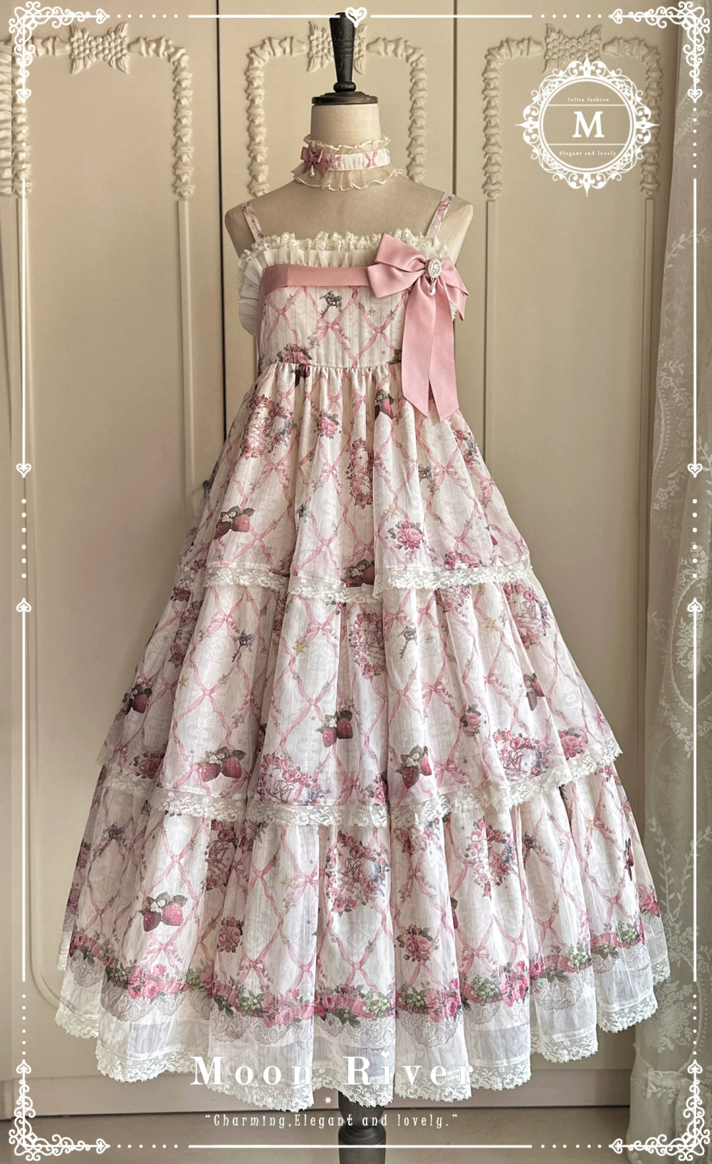 【受注予約5/5まで】The Secret of Strawberries ジャンパースカート【3型】
