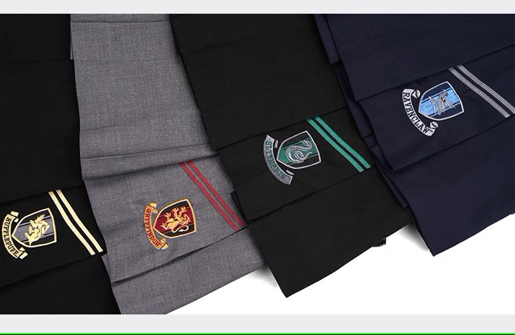 [Pre-order] Hogwarts School of Witchcraft and Wizardry Short sleeve striped dress and mini skirt