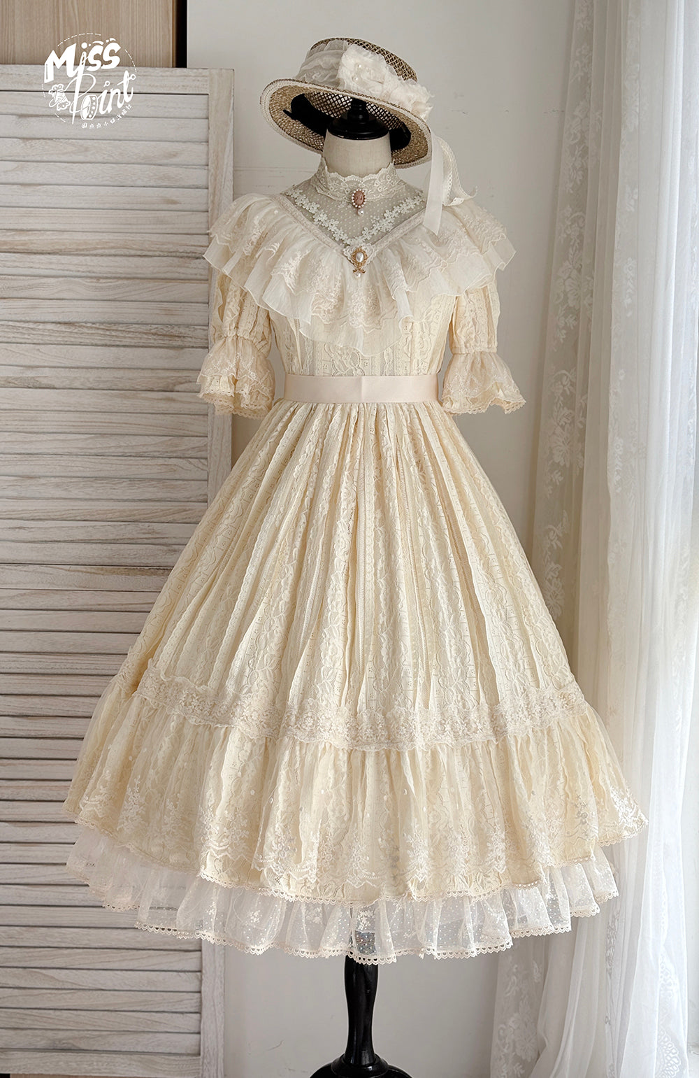 [Pre-order] Edwardian Elegant Lace Classic Lolita Dress