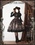 【受注予約4/28まで】Dark Dance ゴスロリスカート・ブラウン