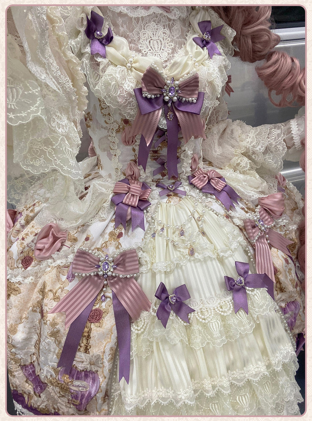 【受注予約6/16まで】Antique Gemstone Fragrance 姫袖ドレス単品