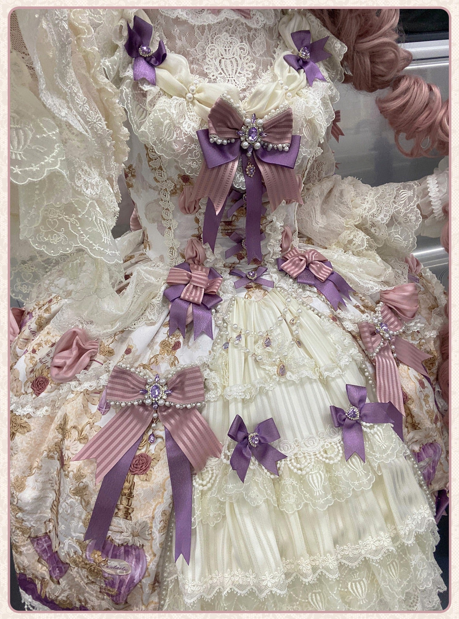 【受注予約6/16まで】Antique Gemstone Fragrance 姫袖ドレス単品