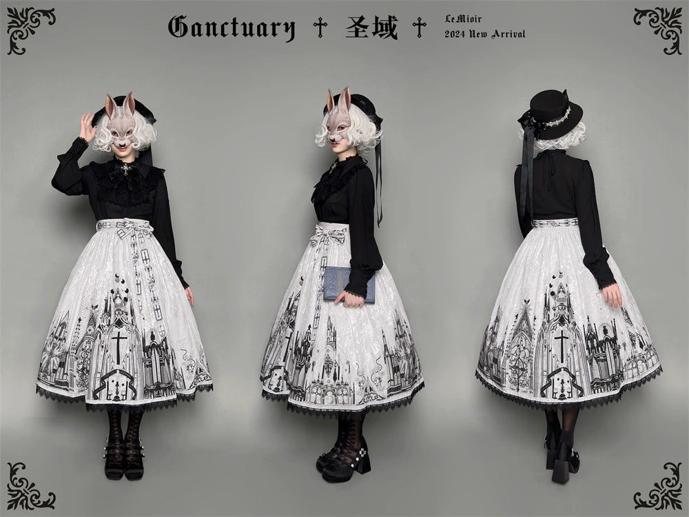 【販売期間終了】Sanctuary ゴスロリスタンドカラーブラウス