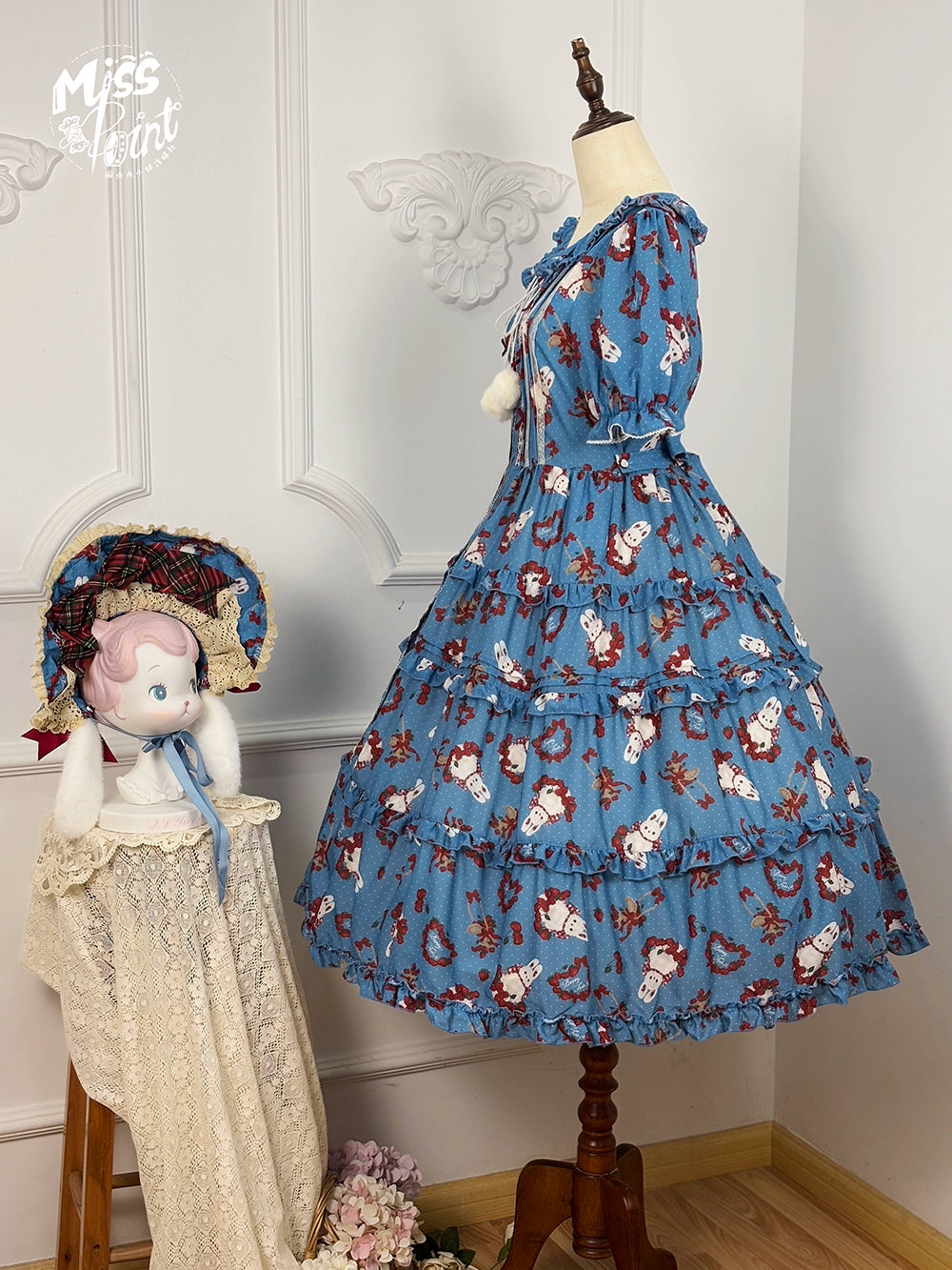 【予約販売】Sweet Berry Rabbit 半袖ワンピース