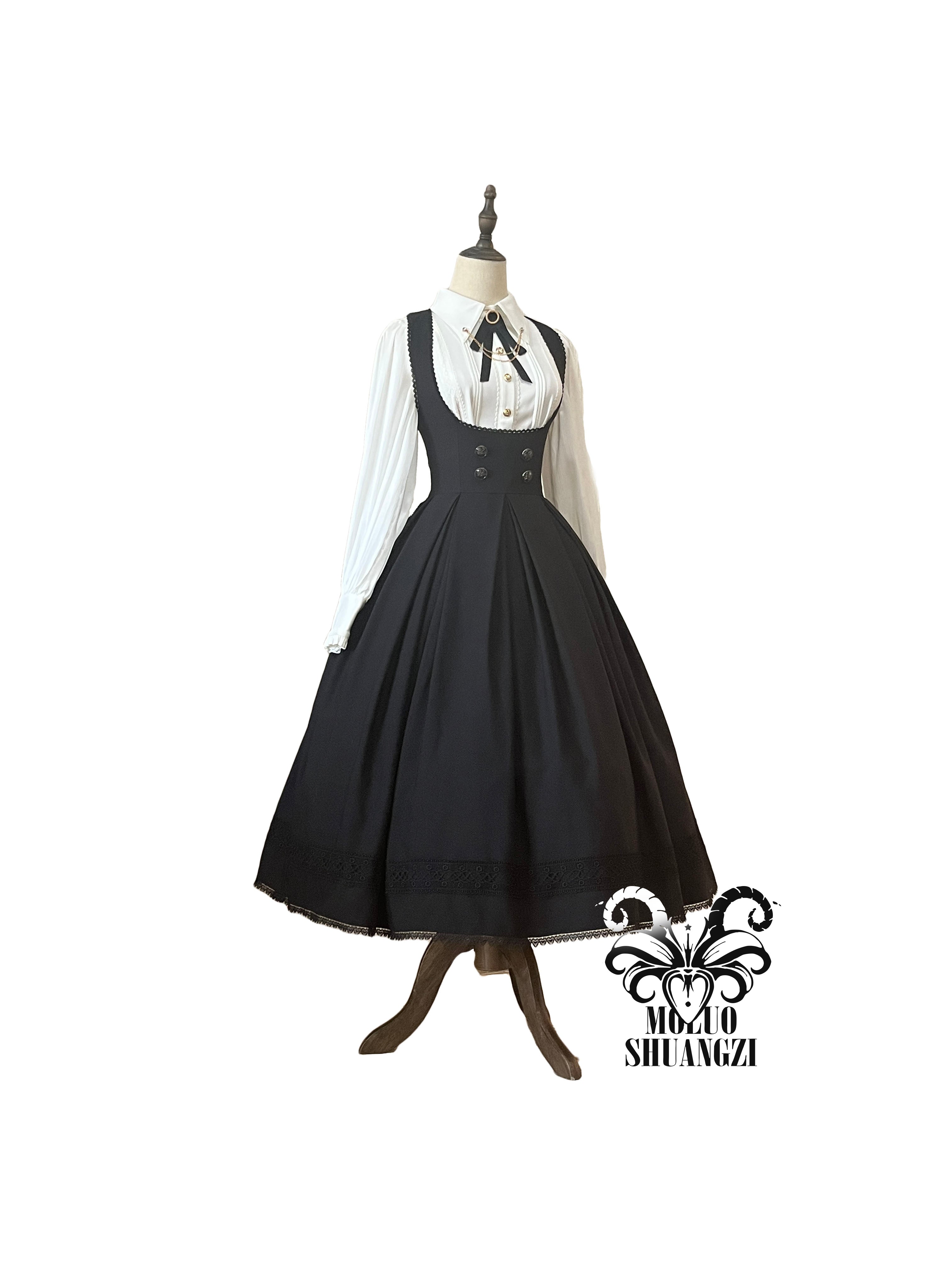 Random Cutting Blouse with Ribbon Tie