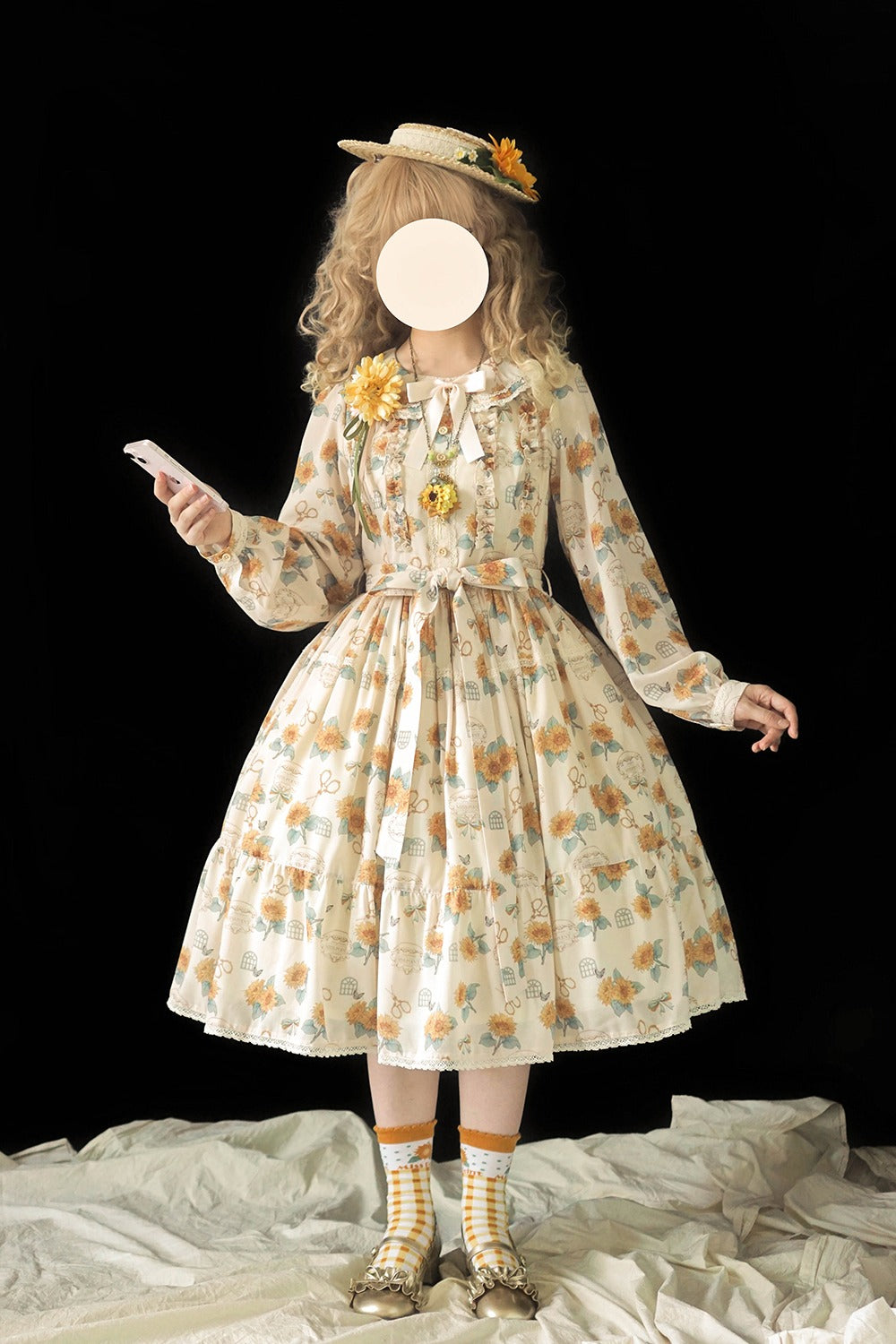 [Pre-order] Gardening Sunflower Daily Dress