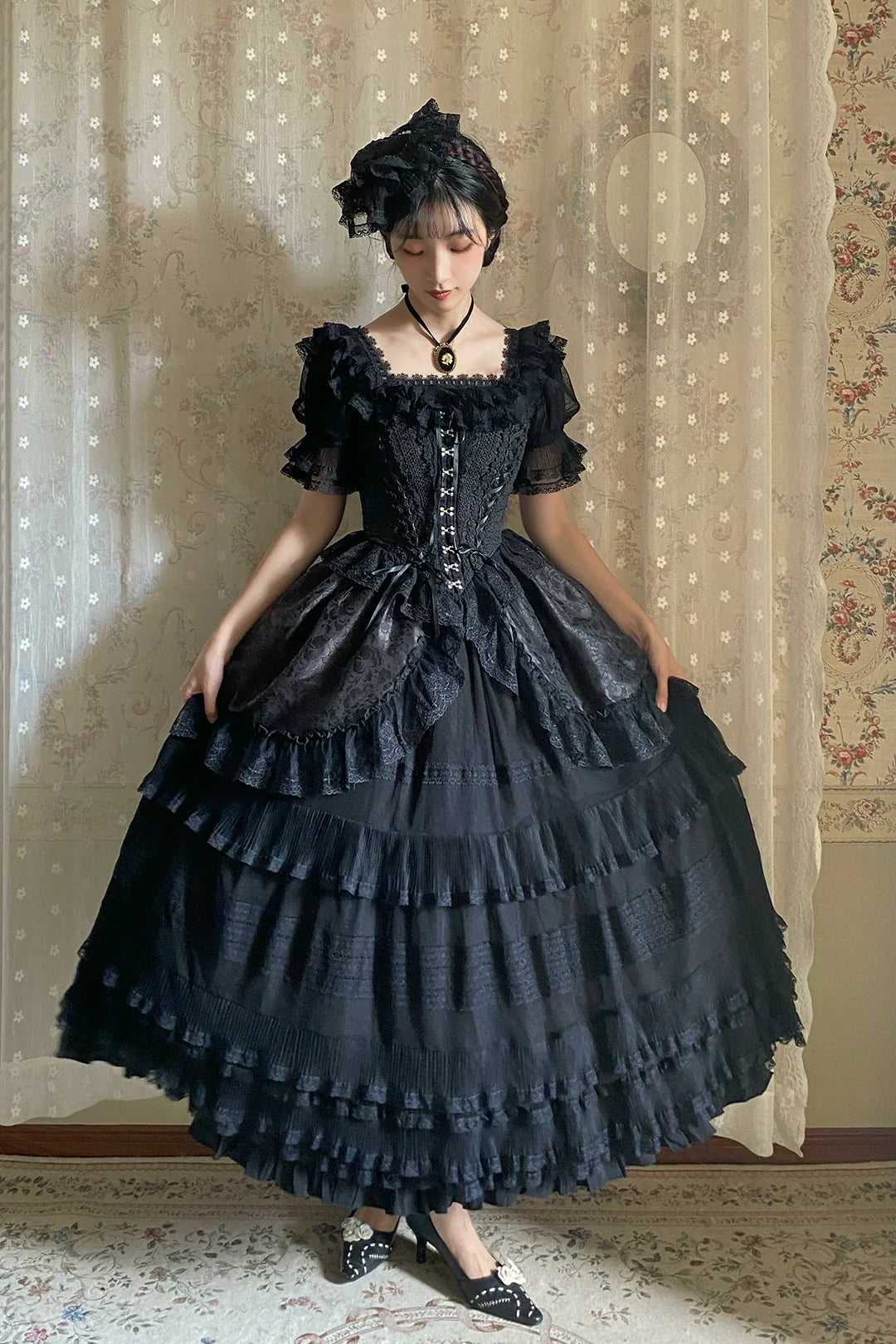 [Sales period ended] Withered Rose Elegant Long Dress