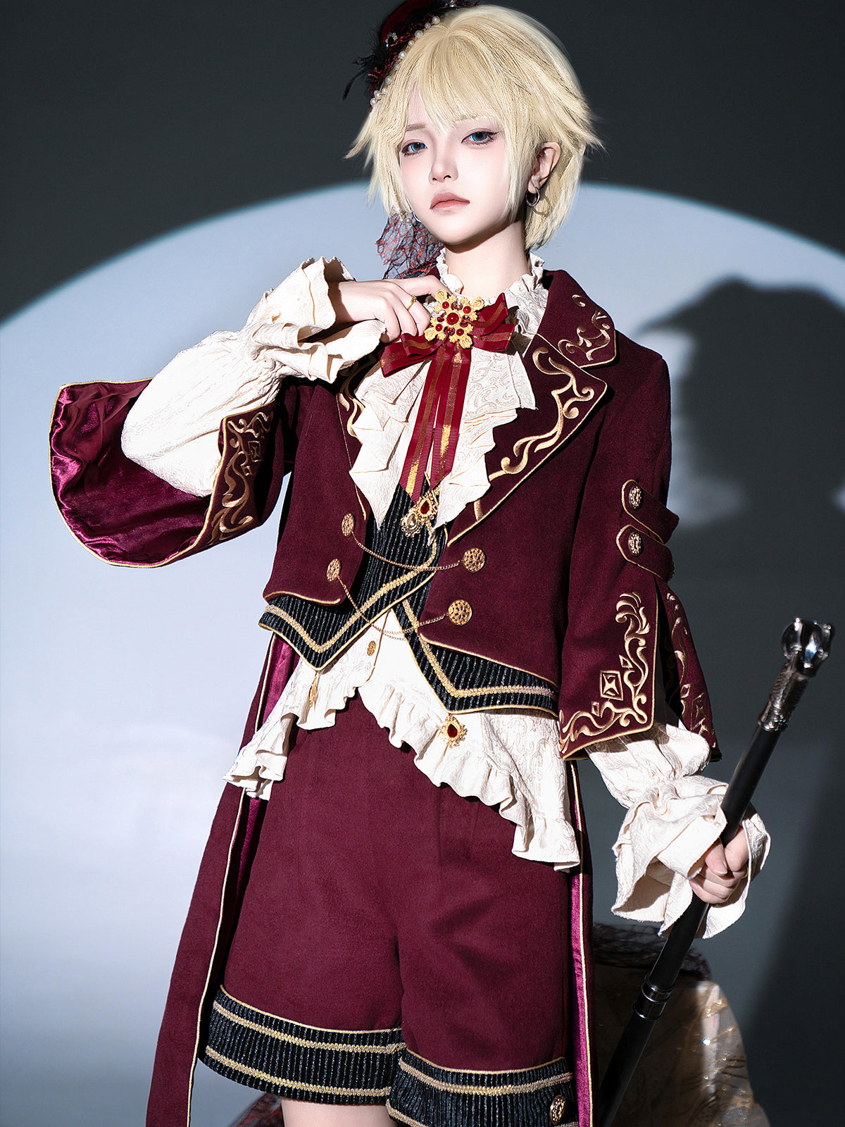 【予約販売】Red Wine 皇子系ショートパンツ3点セット